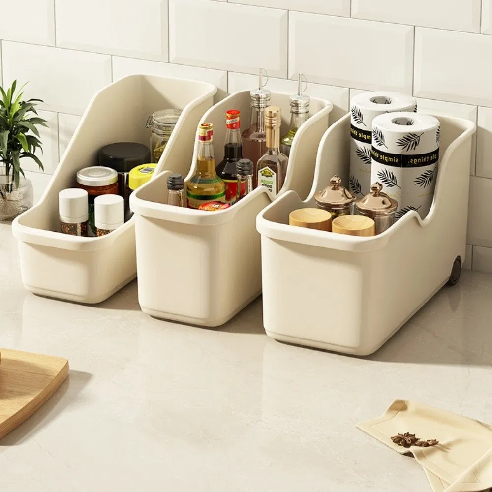 Пластиковый контейнер для хранения с колесиками