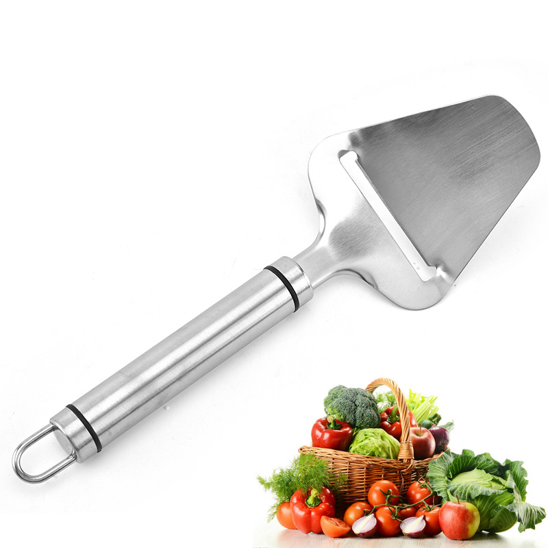 Kit Ss 430 Hardware Hand Manual Stainless Steel Block Table Cheese Slicer Shovel for Bread 'cheese