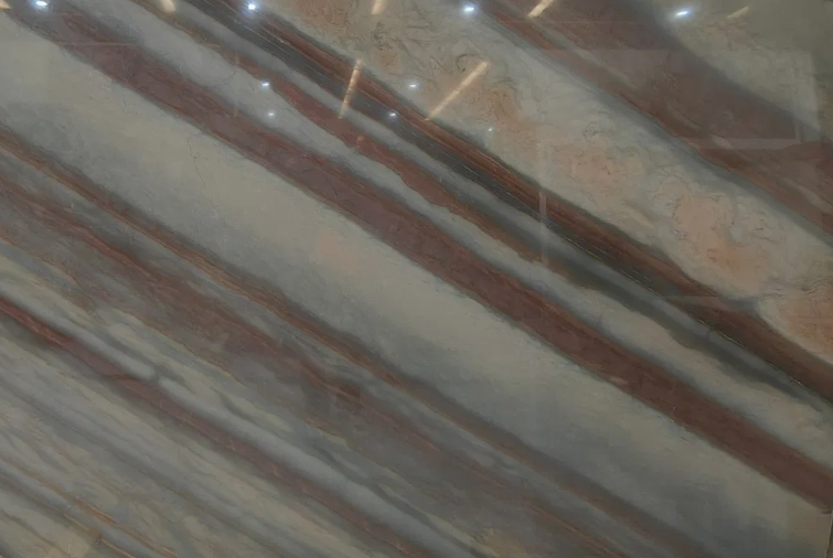 Luxury Stone Quartzite Grace Brown Tile Slab Countertop Table