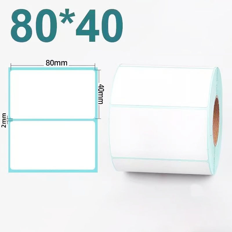 High Quality White Three-Proof Thermal Self-Adhesive Label Paper for Supermarket Labels