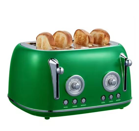 Brand New Colored Smart Toaster Hotel School Kitchen Appliances Sandwich Metal Bread Toaster
