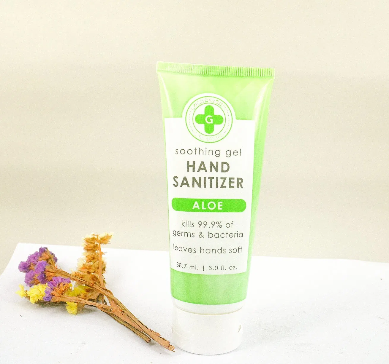 3.0FL. Oz Soothing Hand Sanitizer Gel Scent Free Ce Certification