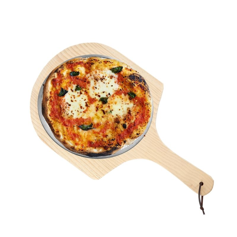 Durable 12" Pine Wood Pizza Peel with 1mm Thickness