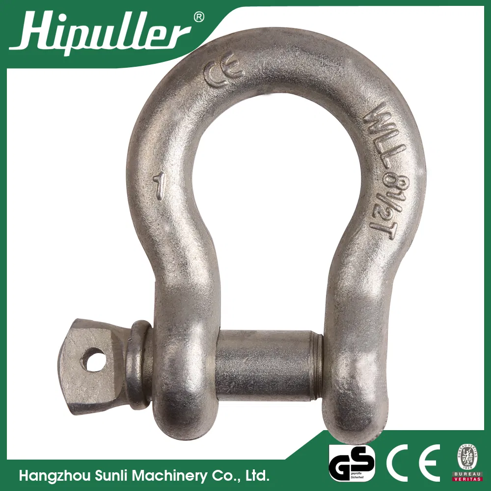 G209/G210/G2130/G2150/JIS/Us/European Type Steel Shackles with Factory Price