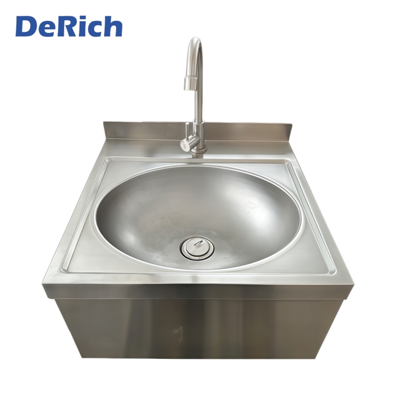 Derich Knee-Control Commercial-Equimpent Kitchen Restaurant Stainless-Steel Wall-Mount Hand Sink for New Zealand