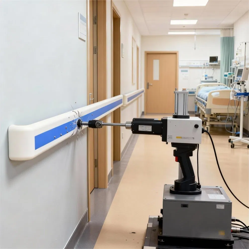 Hospital Handrail Antibacterial PVC for Medical Corridor Wall Safety Elderly Disabled Anti-Collision