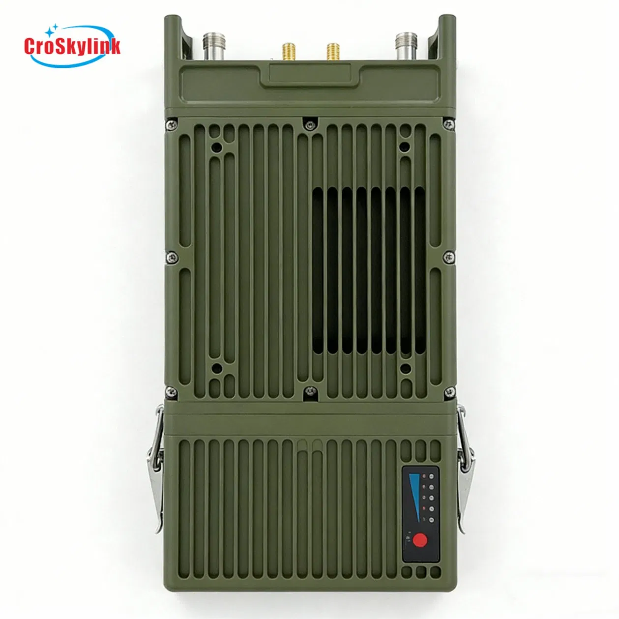 High Power 2X2w 36dBm 150km+ IP Mesh Radio Station for Long Range Tactical Communication