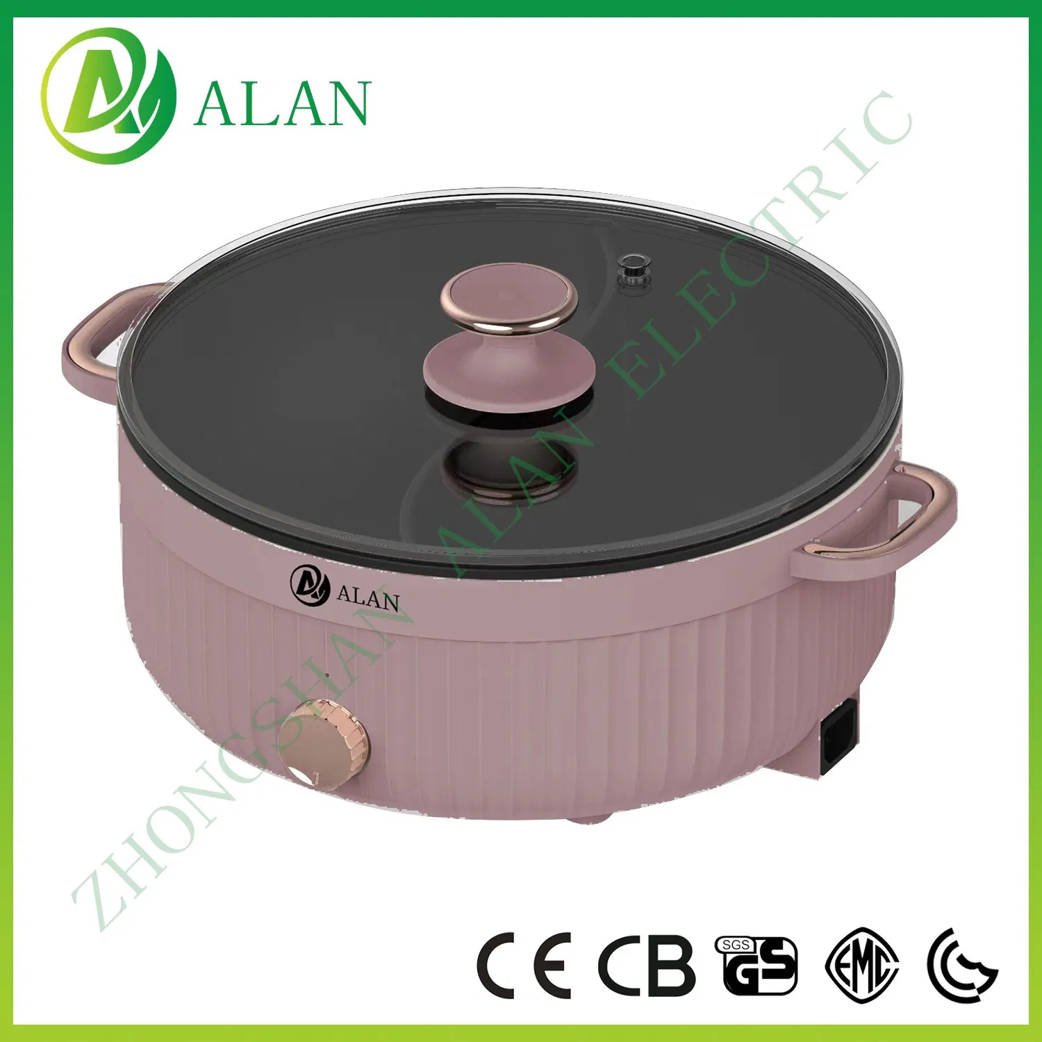 Factory Wholesale Custom Multi-Functional High Quality 1000W 3L Electric Hot Pot