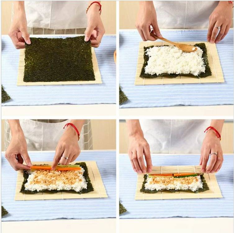 Wholesale Price Cheap Healthy Bamboo Sushi Rolling Mat for Home