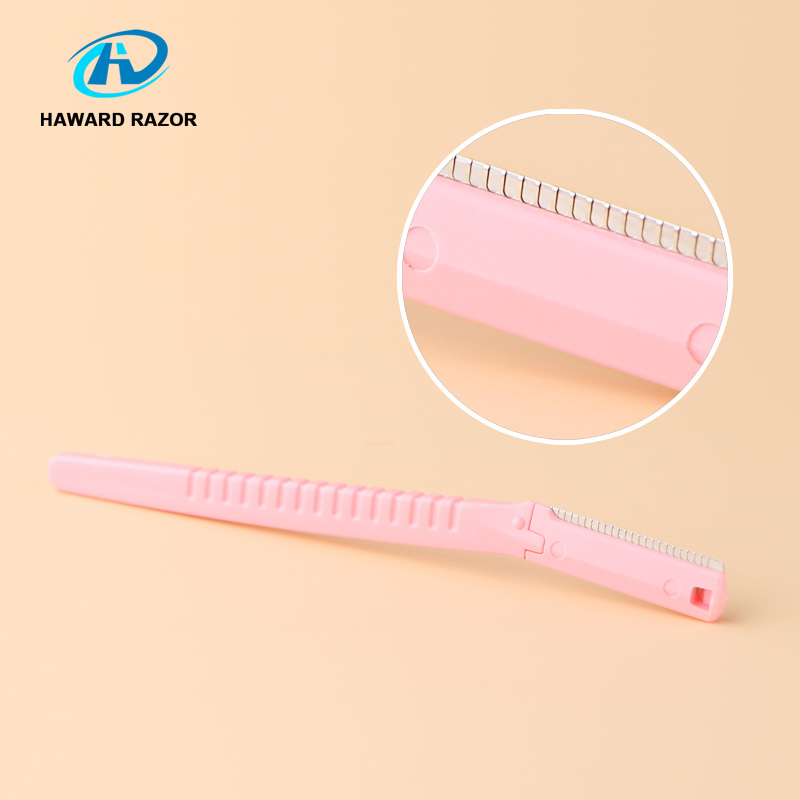 Customized Hot-Sales Eyebrow Trimmer Makeup Tools Shaving Razor Blade Eyebrow Razor