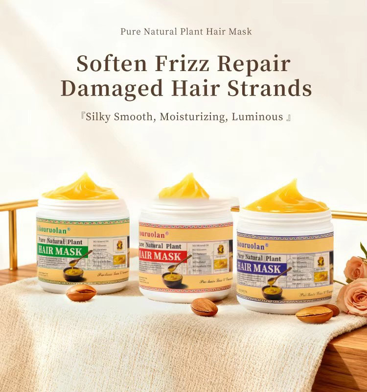 Argan Oil Ginseng Keratin Protein Hair Mask Smoothing Treatment