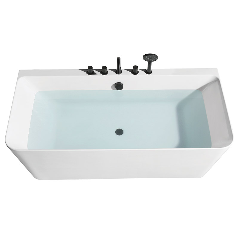 Rectangle Bath Tub Bathroom Bathtub Acrylic Free Standing Bathtub