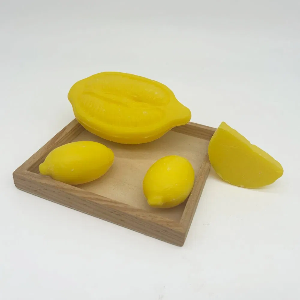 Lemon-Shaped Soap Bars with Refreshing Lemon Scent for Gifts