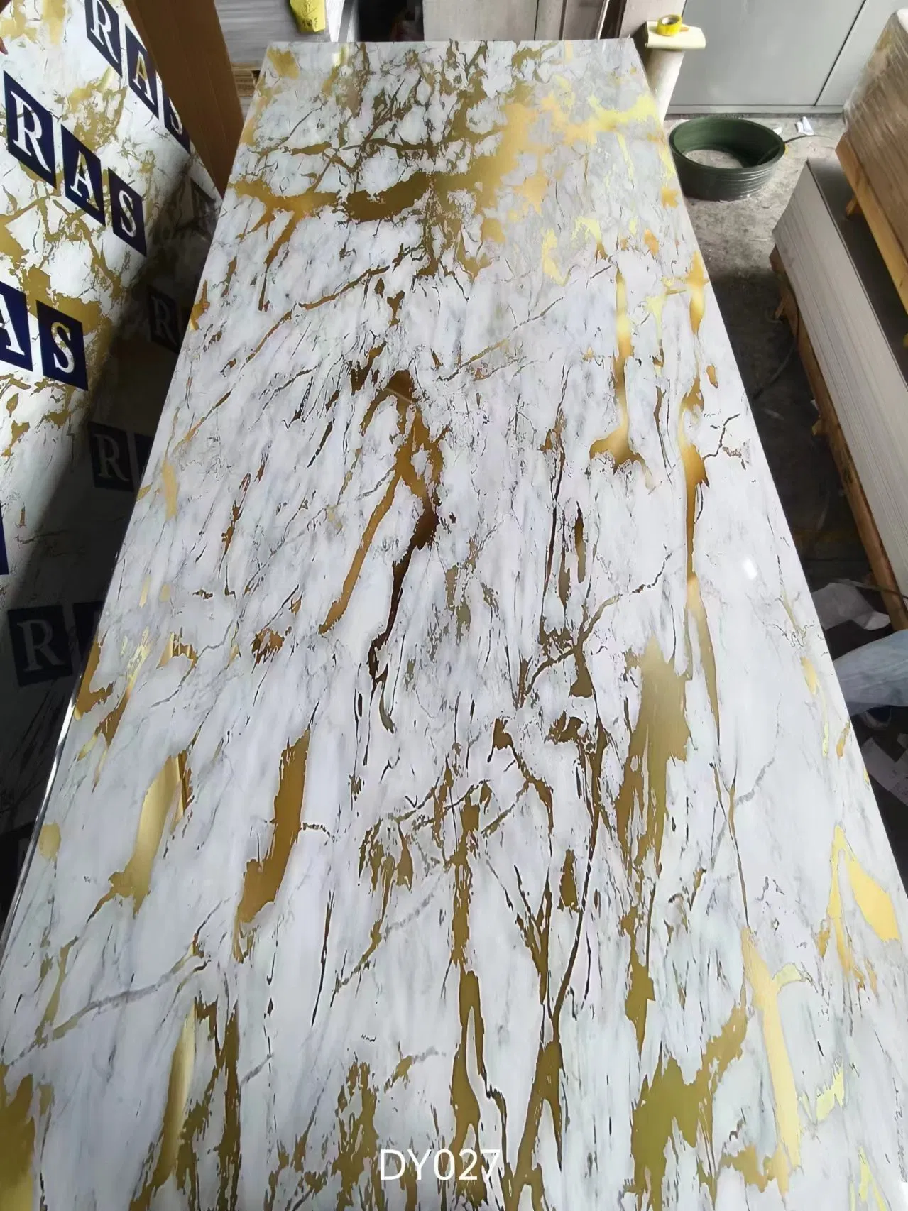 3mm PVC Marble Wall Panel 3D PVC Marble Sheet Bedroom Designs Bamboo UV Board 4X8 Marble PVC Wall Panel for House Interior Decorative