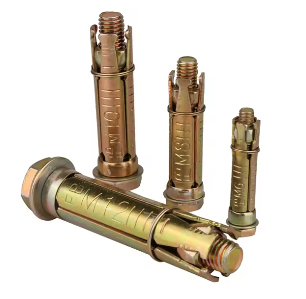 Internal Forced Expansion Bolt with Yellow Zinc Plating