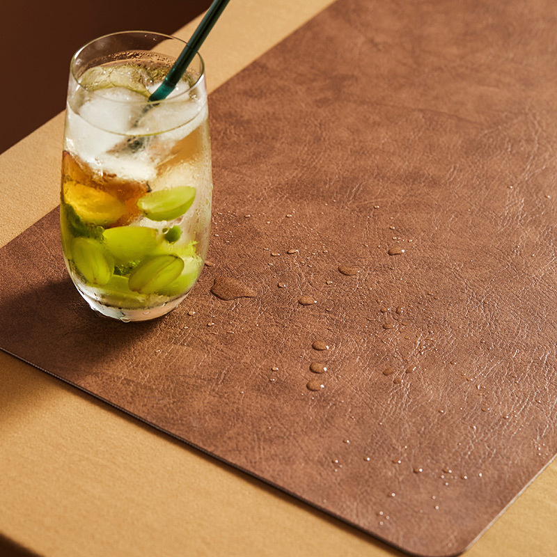 Nordic Style Leather Dining Placemats Faux Leather Placemats Dining Place Mat