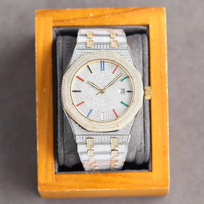 Fashionable Arabic Numeral Dial Casual Quartz Watch Top-Quality Diamond Watch