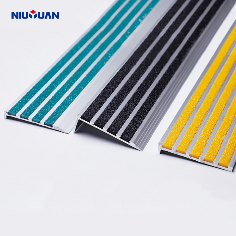 Carborundum Strip Anti Slip Aluminium Stair Nosing Step Edge Ramp