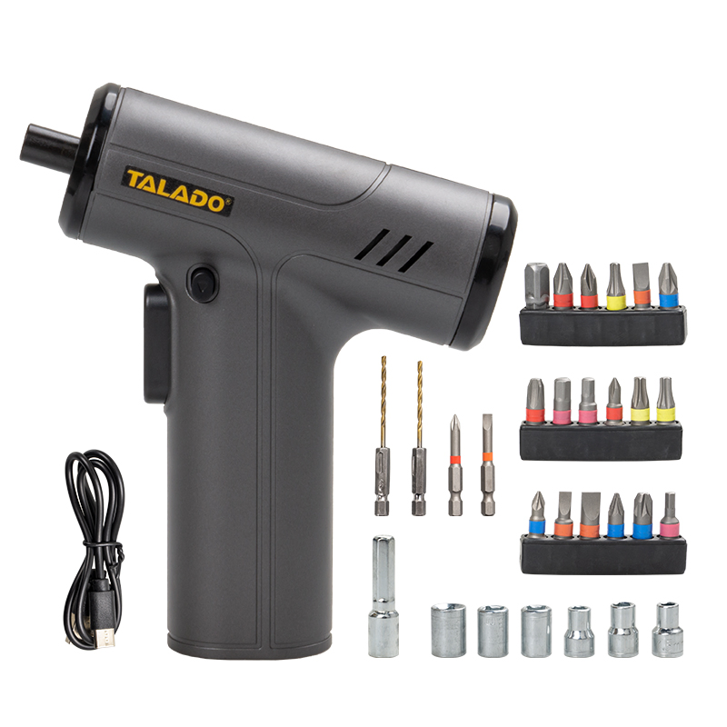High-Quality Electric Screwdriver with Steel Bits and Durable Storage Case for Long-Term Use