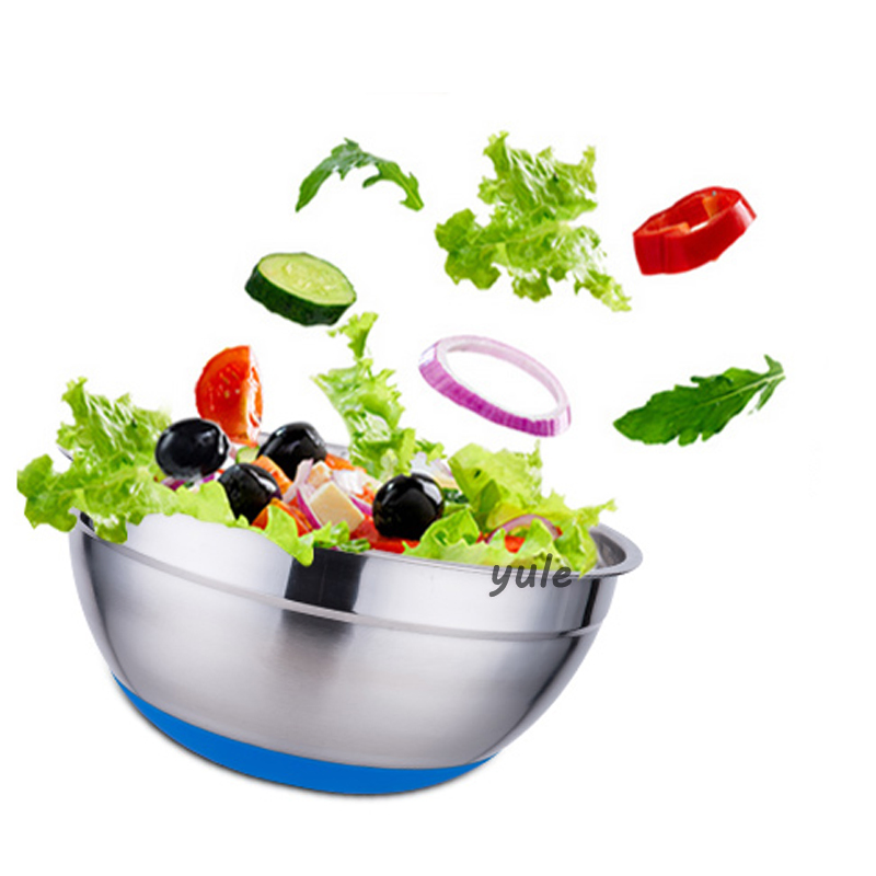 Sustainable Stainless Steel Salad Bowl for Storage