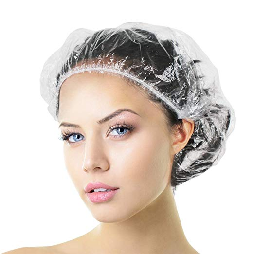 Disposable Waterproof Case Cap for Hair Bathing Shower Cap