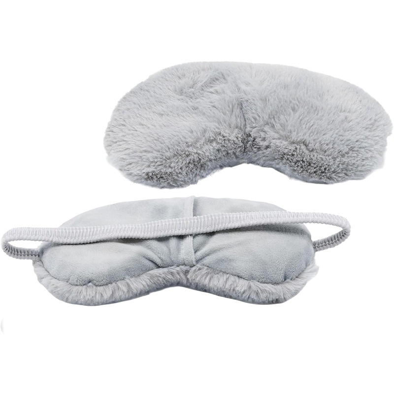 Plush Eye Mask Soft Sleeping Blindfold Eye Cover Comfortable Furry Faux Fur Sleeping Mask
