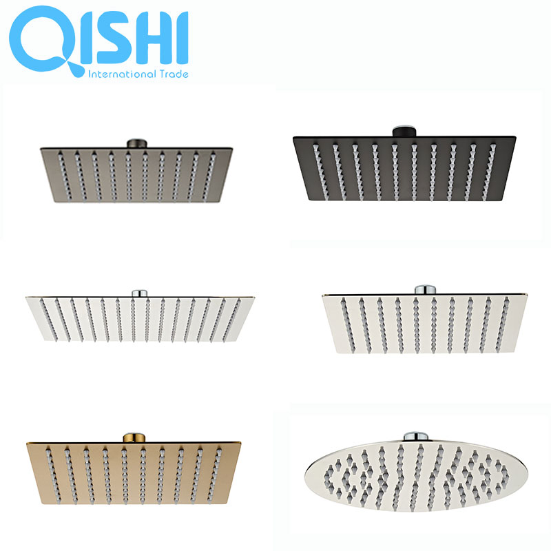 Квадратная дождевая лейка 16 дюймов с ручным душем