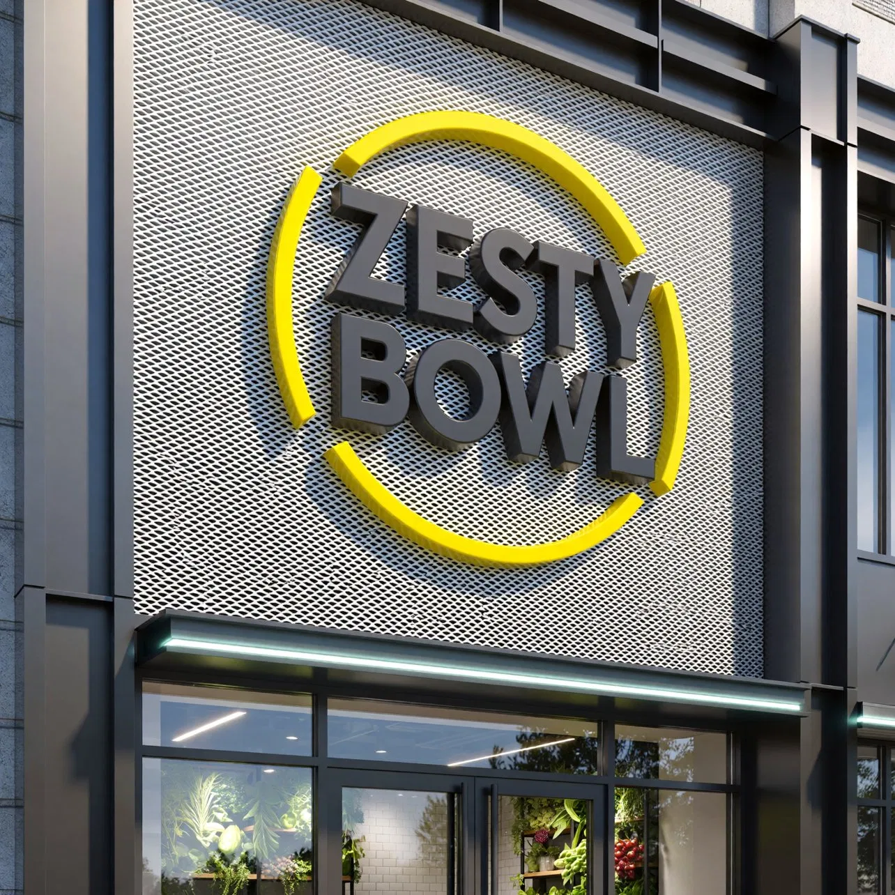 Warm Color Illuminated Signs for Memorable Advertising Experiences
