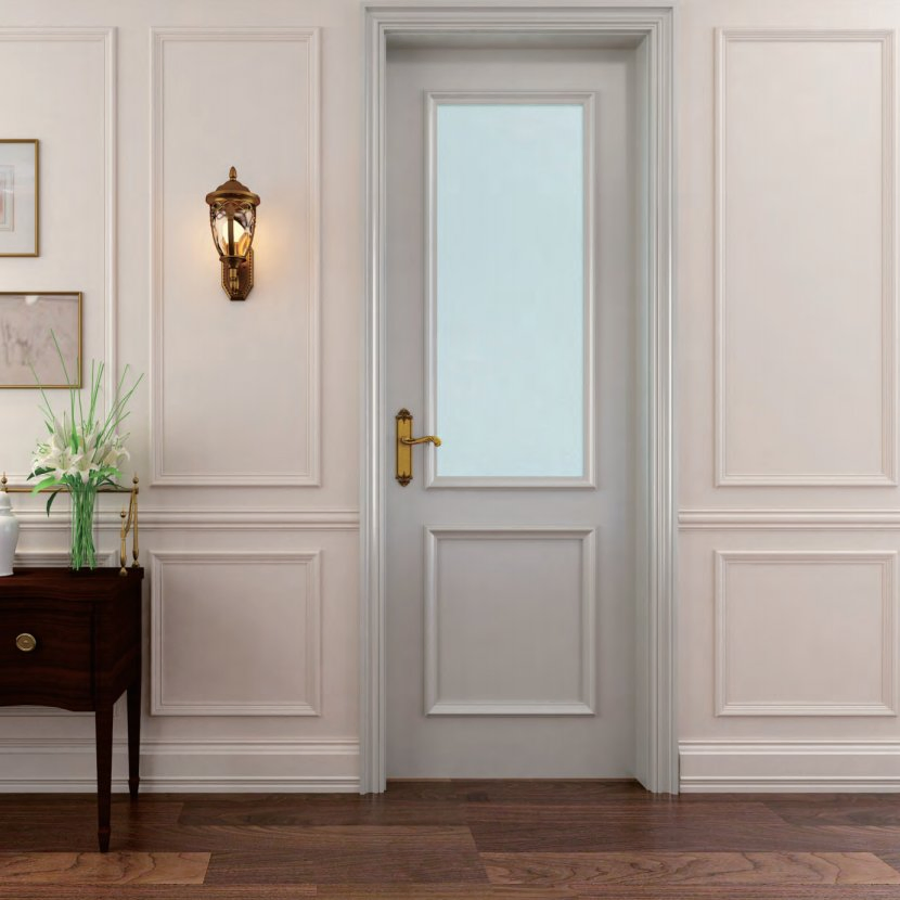 Kojo Interior Bedroom WPC Panel Door - Restroom Suitable, 40mm Thickness, 10PCS MOQ