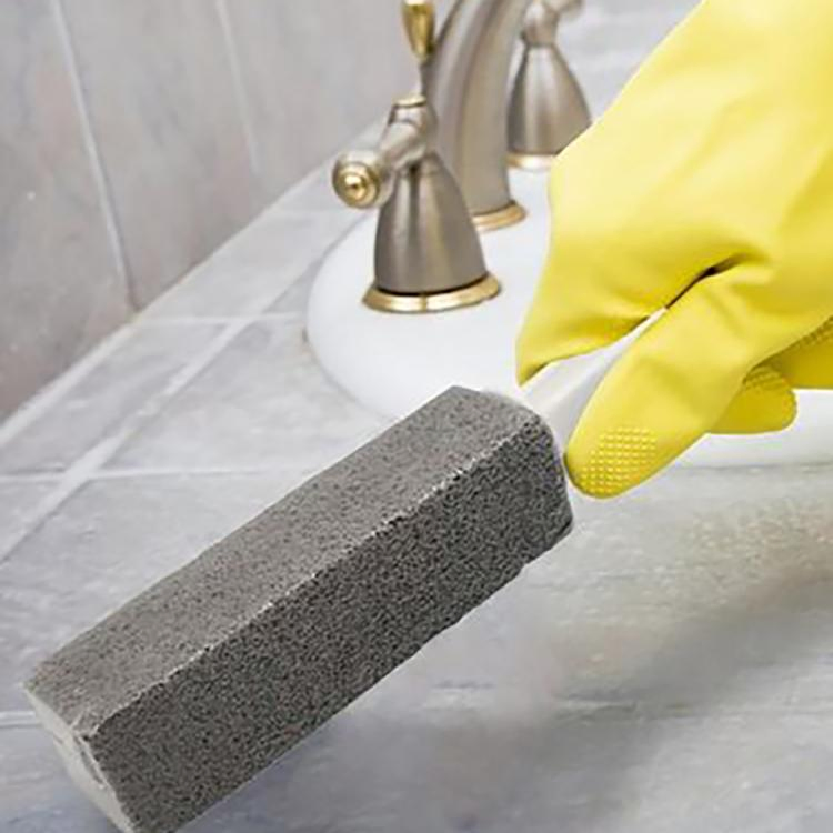 14*4*4cm Gray White Toilet Bowl Ring Cleaner Pumice for Bathroom