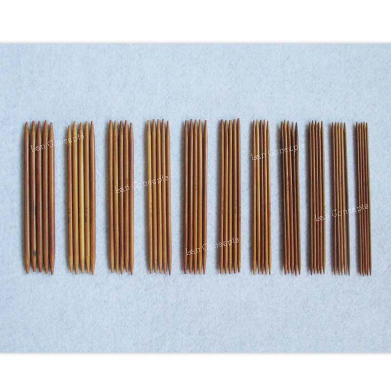 11 Sizes Double Pointed Stainless Steel Knitting Needles Crochet Hook