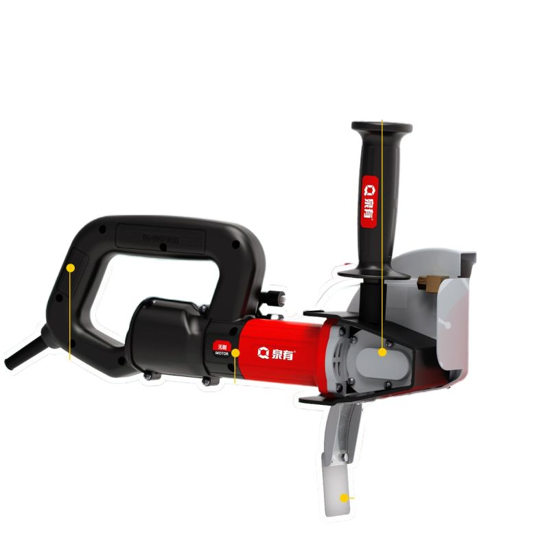 Qy-Bl197-75 72mm Deep Cutting with Ai Chip for Non-Stop Concrete/Wall Grooving 3000W Brushless Slotting Machine