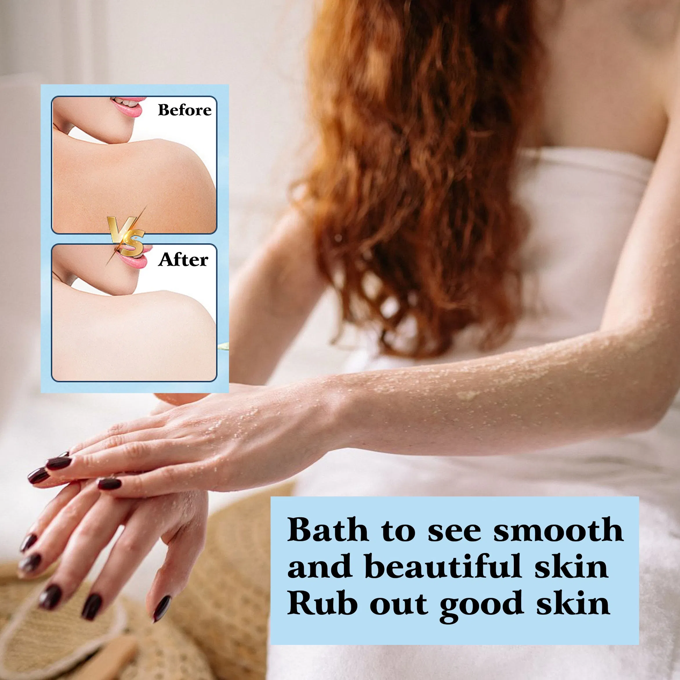 Premium Bath Scrub Professional Exfoliating Deep Cleaning and Softening Coconut Sugar Scrub for Body