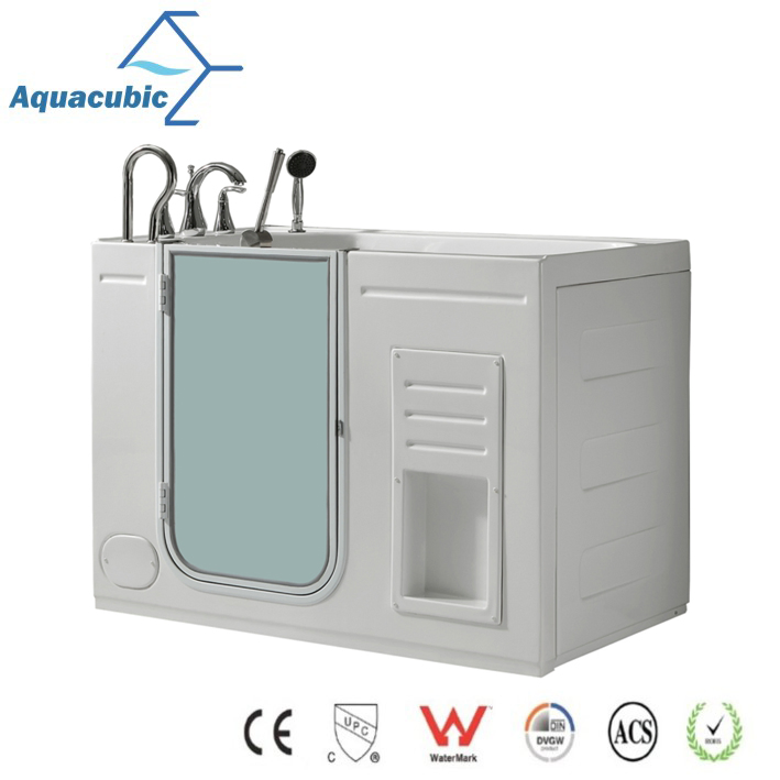 Массажная ванна Walk-in Aquacubic, акриловая, прямоугольная