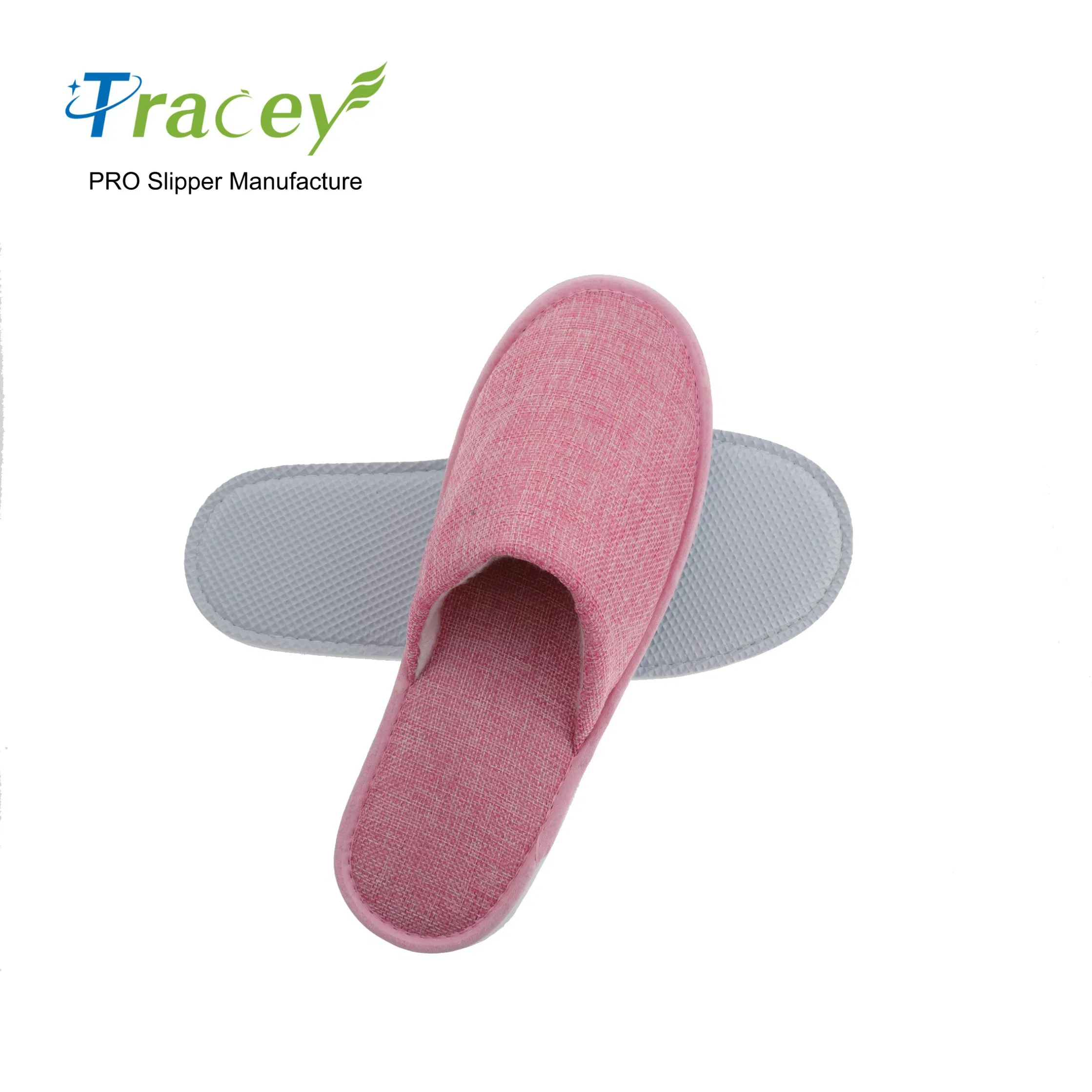 Hotel Disposable Coral Fleece Slippers-Comfortable Soft & Portable Travel Size