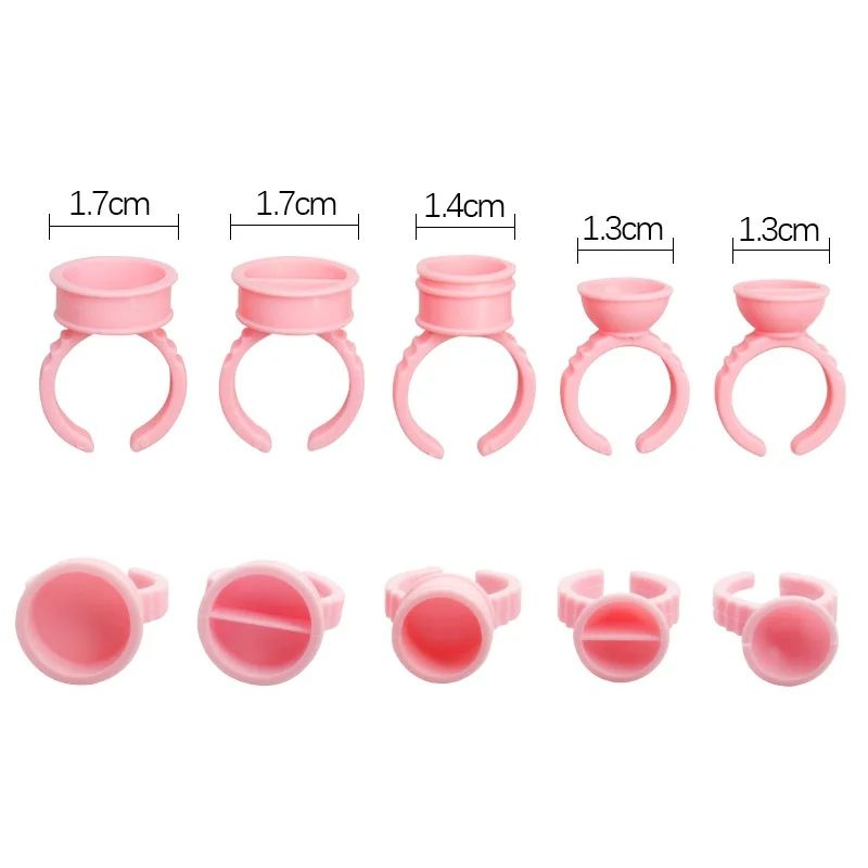 Disposable Flat Bottom Pigment Ink Cup for Microblading and Permanent Makeup Tattoo Accessories