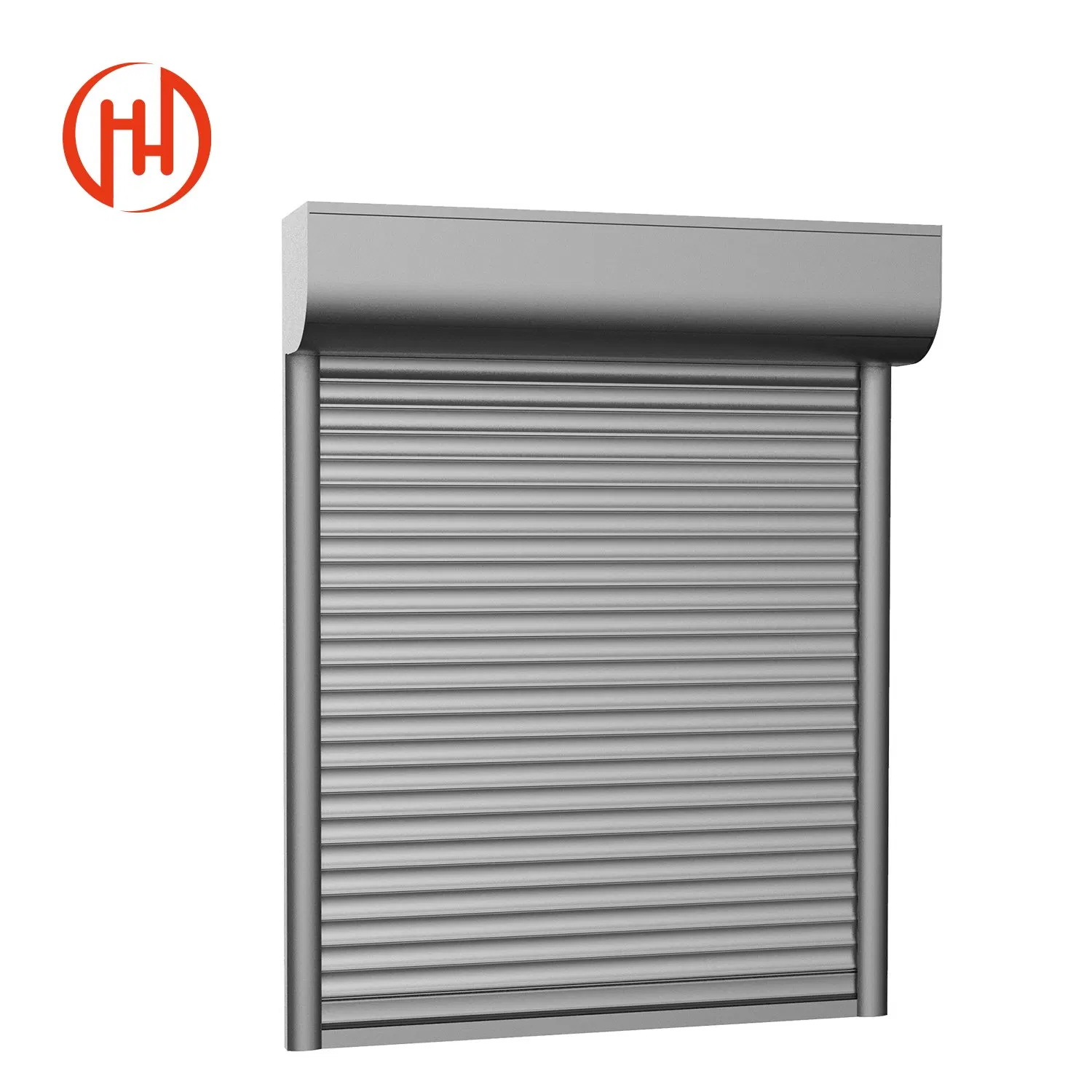 Outdoor Commercial Industrial Motorized Roller Shutter Security Graphic Design