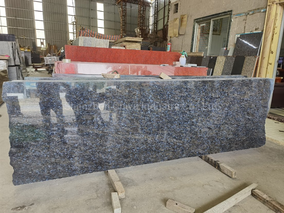 Chinese Blue/Brown Granite Slabs Flooring Wall Cladding Stone Tile Countertops