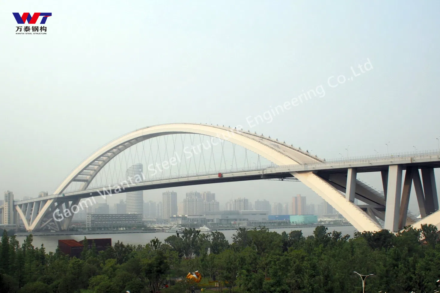 Through Arch Bridge Easy Assembly and Installation