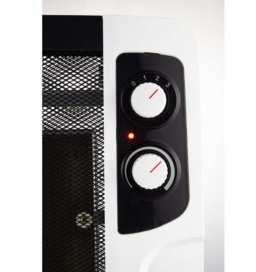 2000W Portable Electric Convection Heater Mechanical Display Easy Indoor Heater