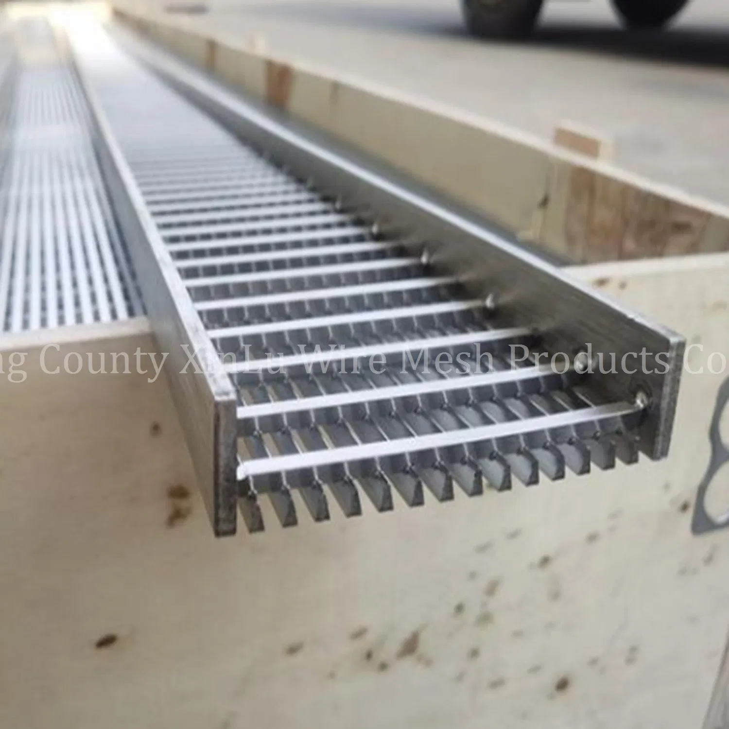 316L Stainless Steel Straight Grating Wedge Wire Screen Panel