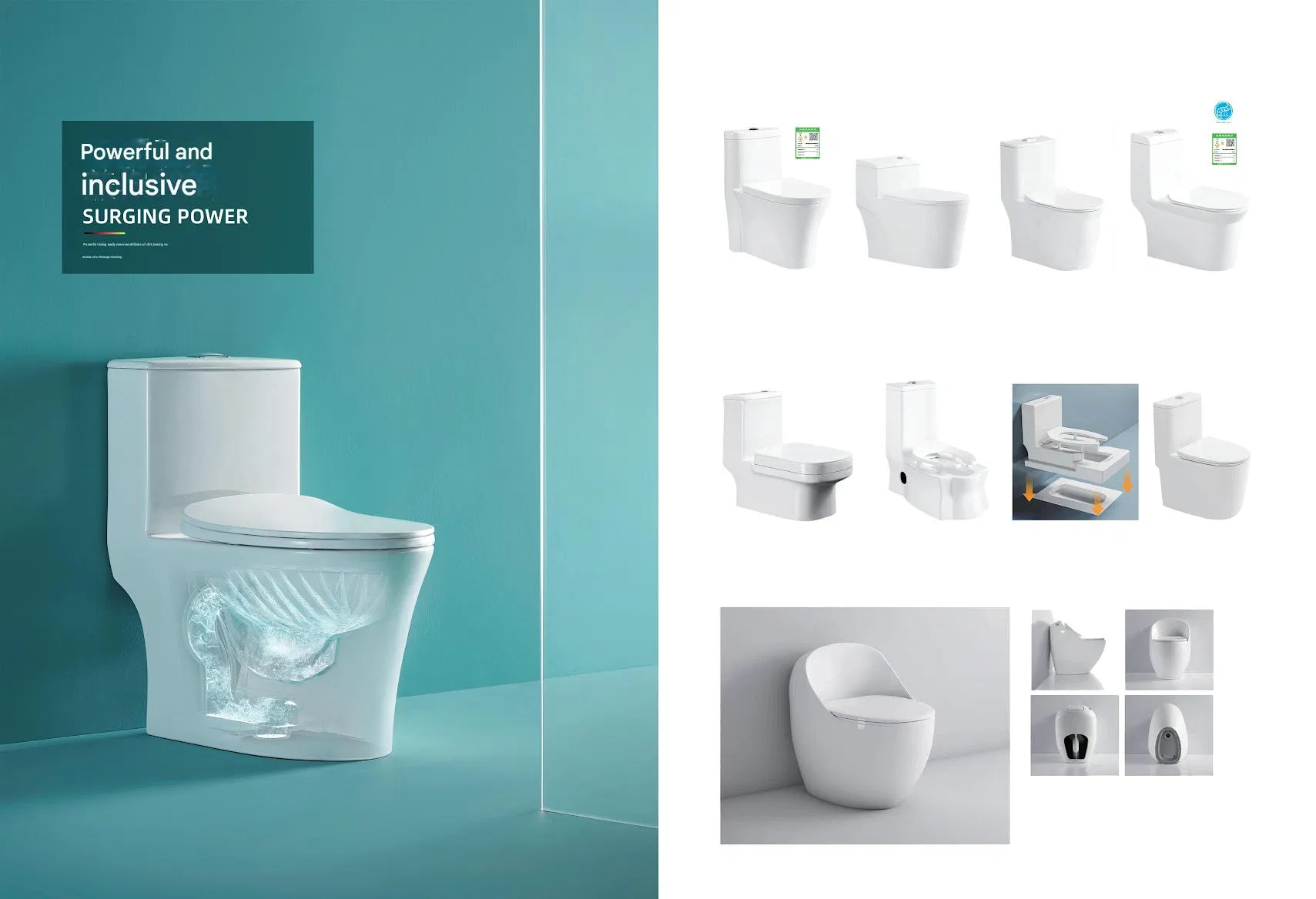 Touchless Control Smart Intelligent Flush Toilet Wc Toilet Inodoro Inteligente Ceramic One Piece Toilet Sanitary Ware for Hygienic Public Restroom Toilet