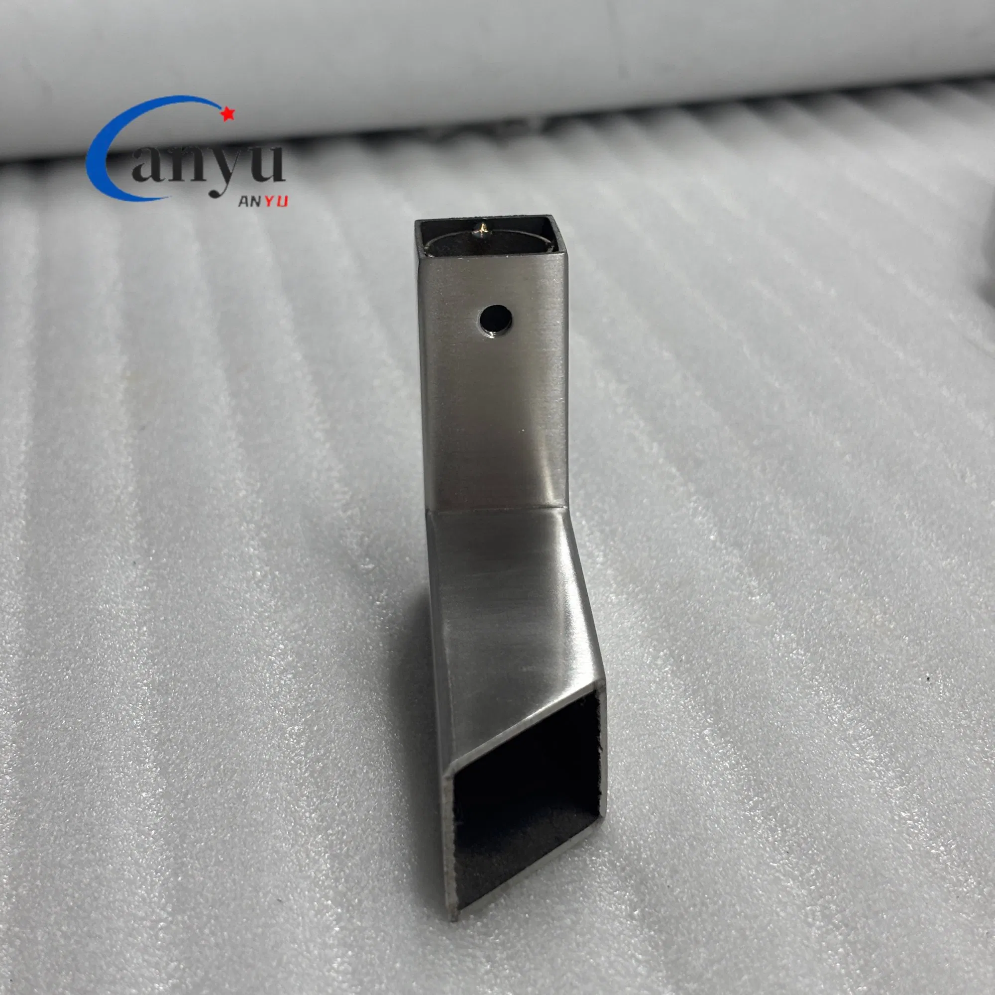 Stylish Satin Stainless Steel Foot Handle for Modern Homes Glass Hardware