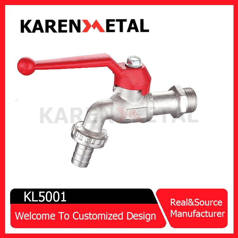 Смеситель для ванны с длинным изливом и кранами, хром