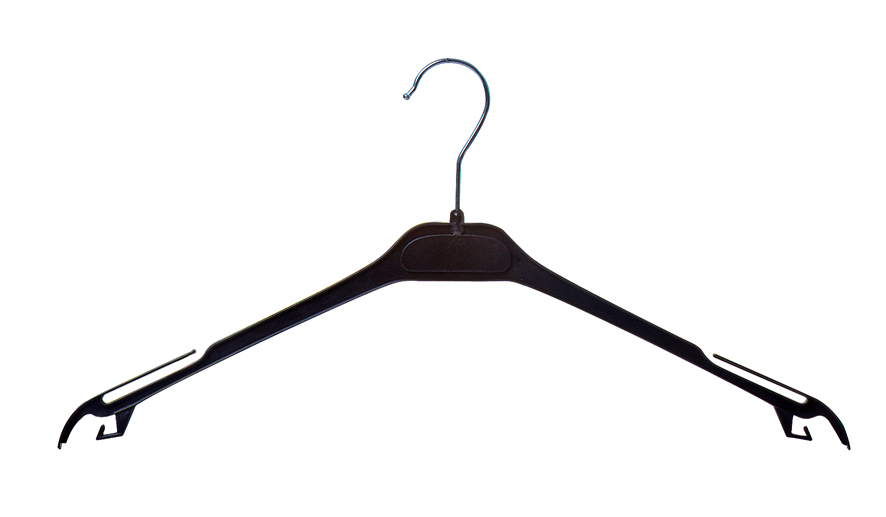 Black Coat Hanger Metal Hook Coat Hanger Can Be Customized Size Logo Coat Hanger