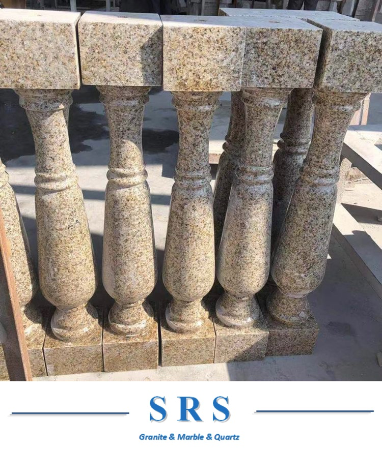Granite Stair Baluster with Railing Handrail