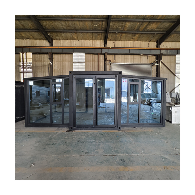 20FT Australia 2 Bedroom Luxury Predfabricated Container Homes Granny Flat Roof Expandable Container House with Full Bathroom