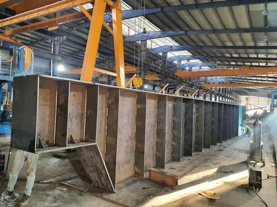 Customized Designed High Quality Columns and Beams Steel Structure