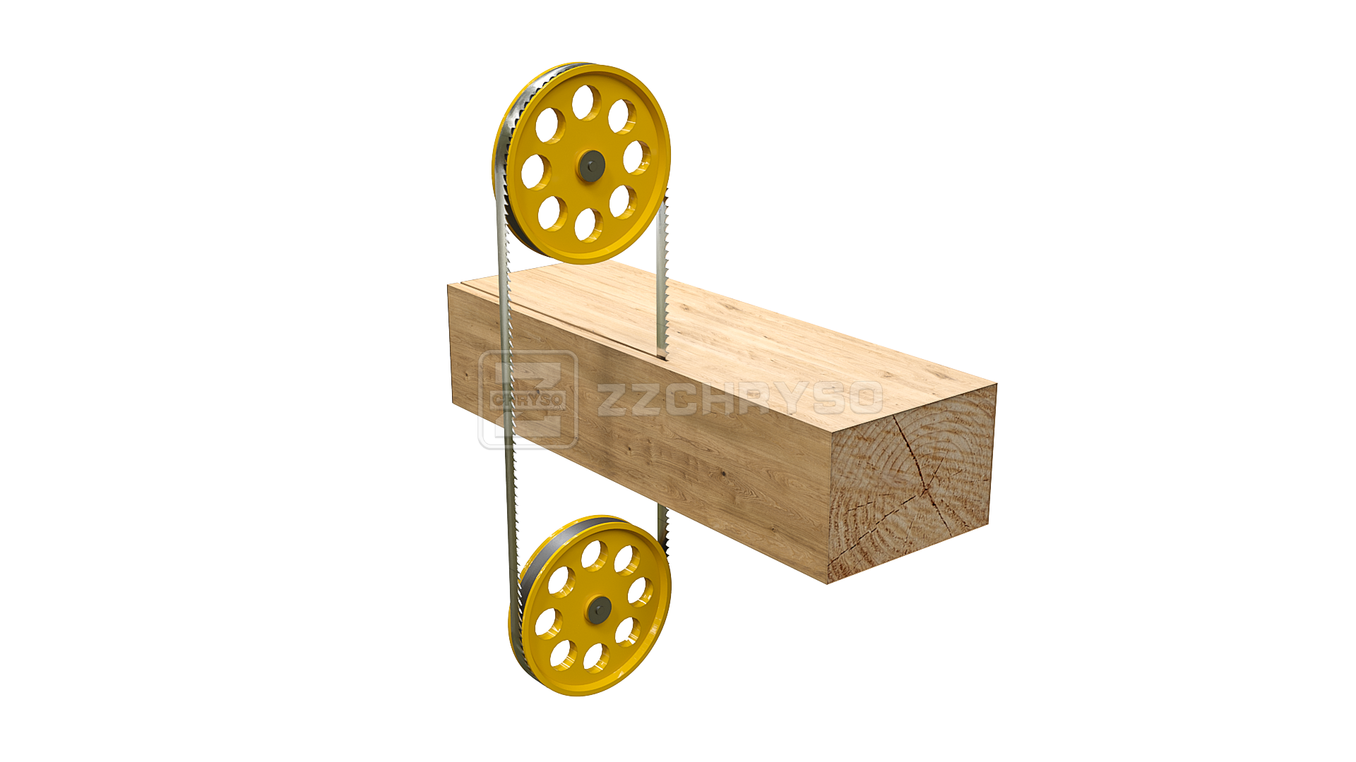Ленточная пила по металлу вертикальная автоматическая CNC