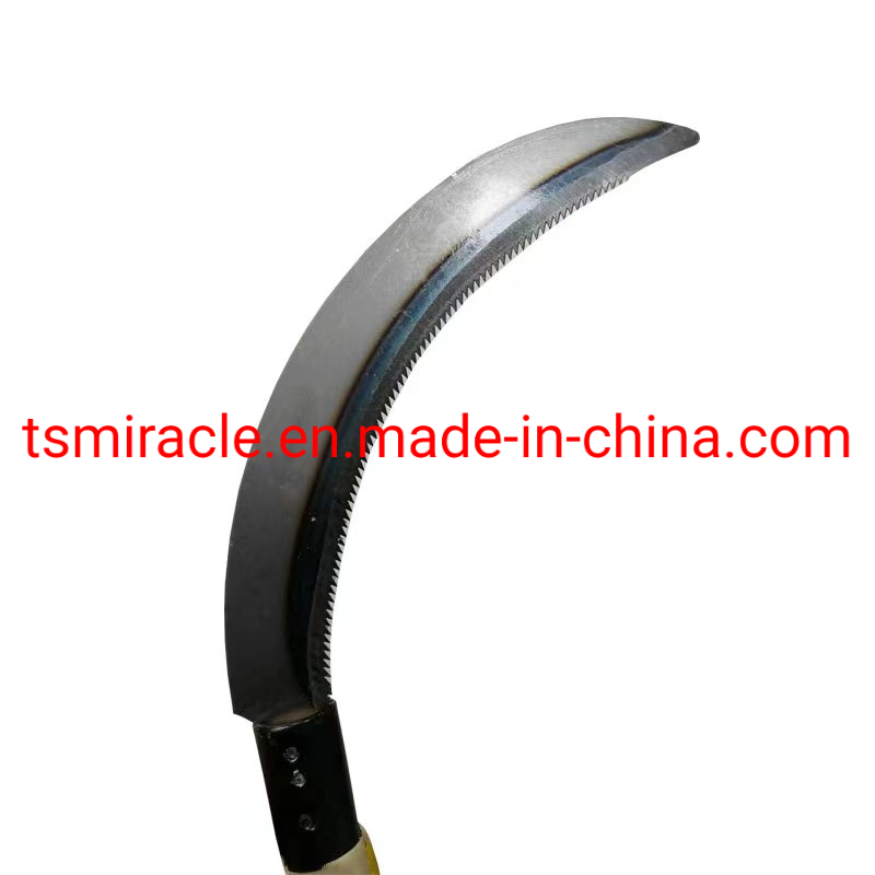 High - Quality Hot - Selling Steel Grass - Tooth Sickle Wooden Handle Selling Well
